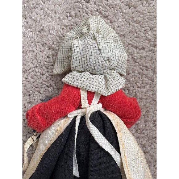 Vintage Cornish Bal Maiden Doll W Bonnet,Apron Shallowpool Handicrafts - Picture 9 of 11